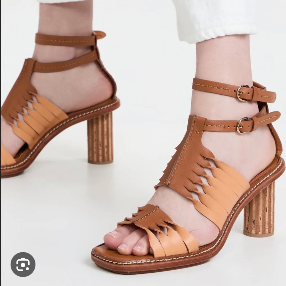 Ulla Johnson Madeira Twist Hi Heel sz 37.5 fit like 7.5